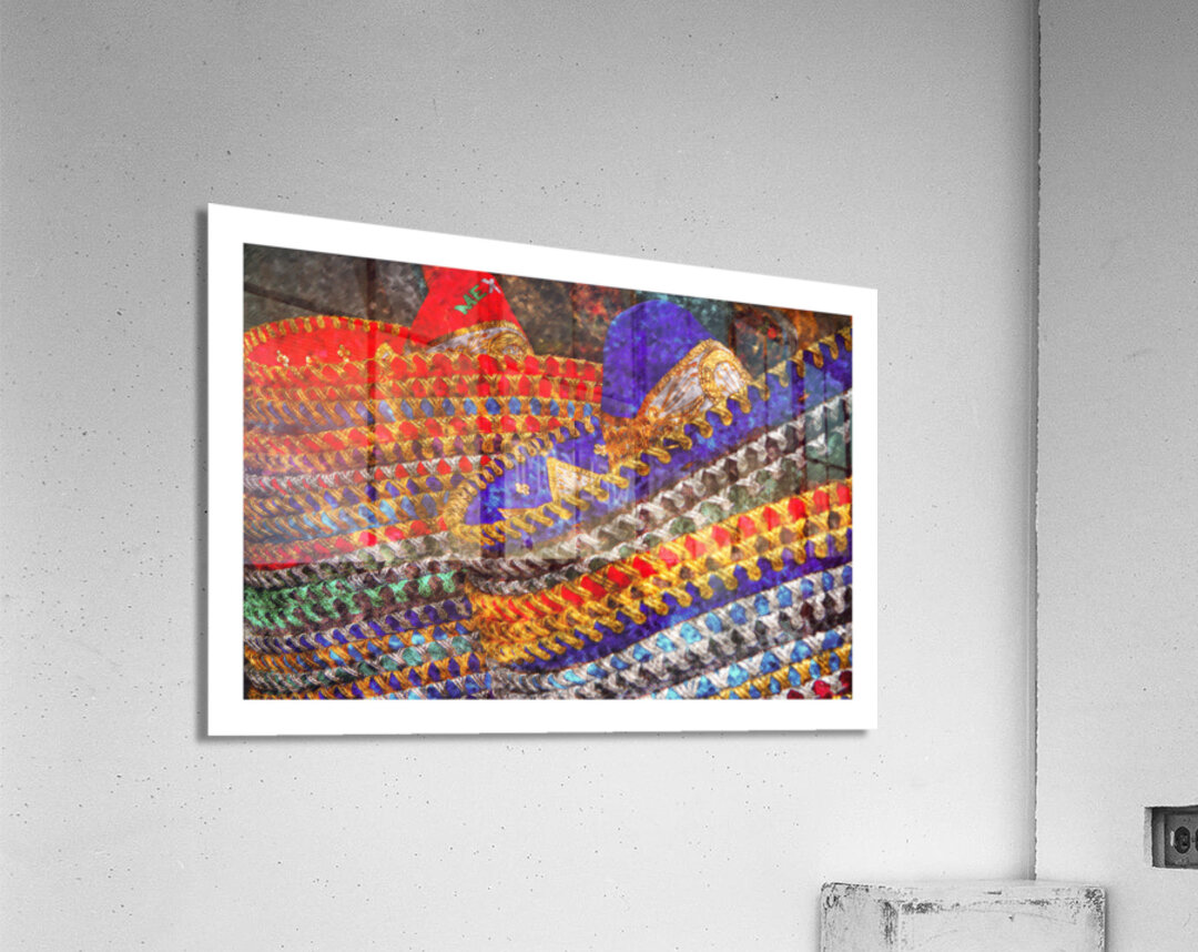 Sombrero Pattern Dance Acrylic Print