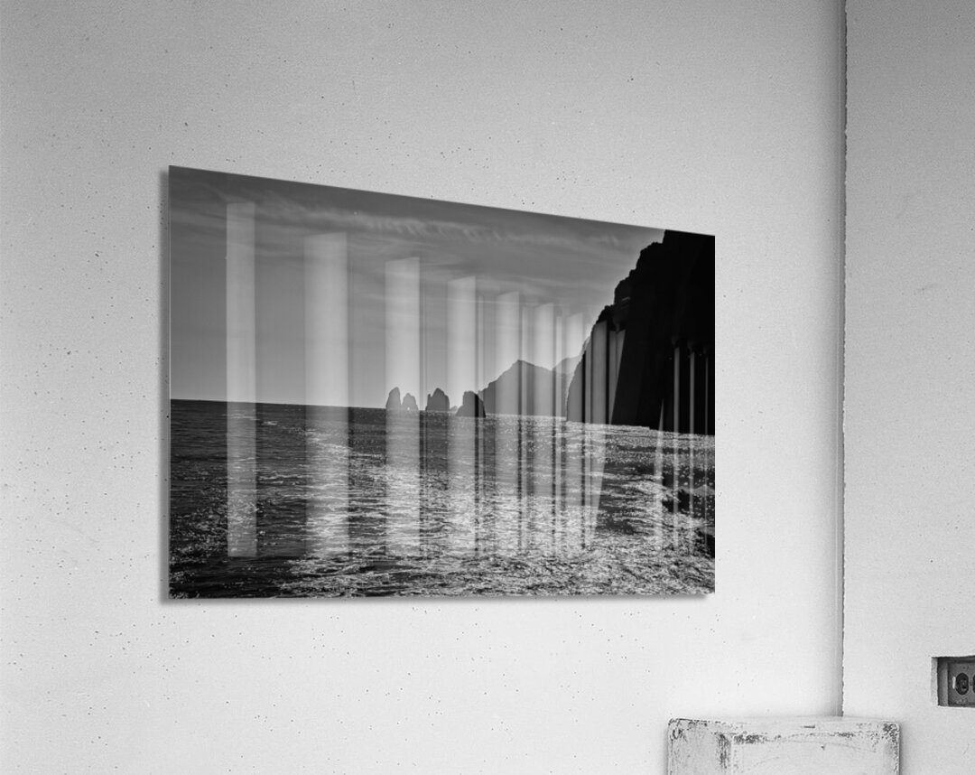 Shimmering Coastline Impression acrylique