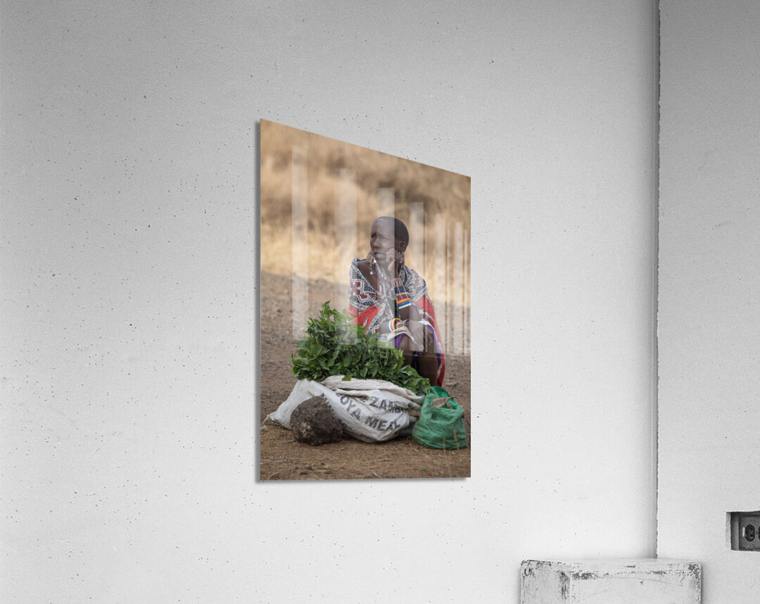 Masai Vendor Acrylic Print