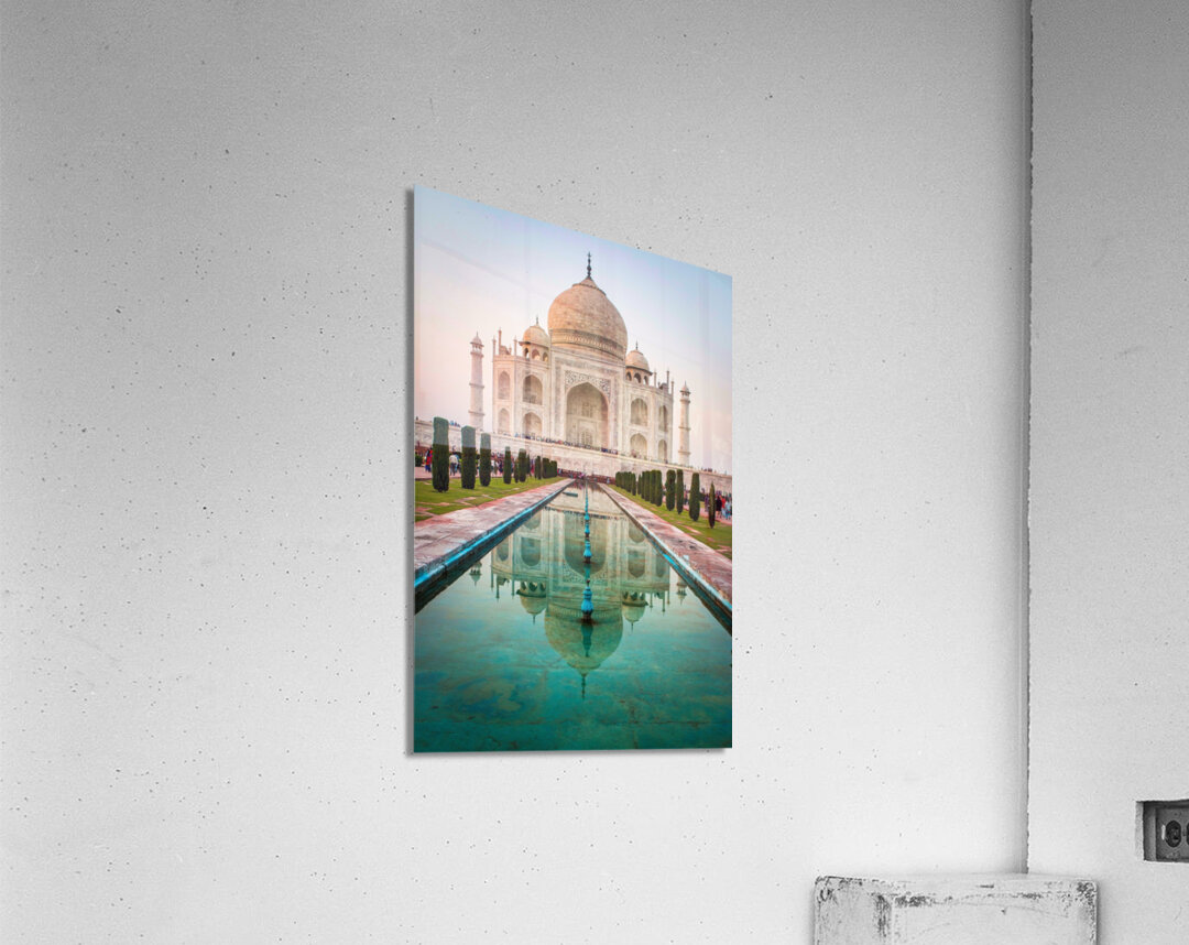 Taj Mahal Reflection Impression acrylique