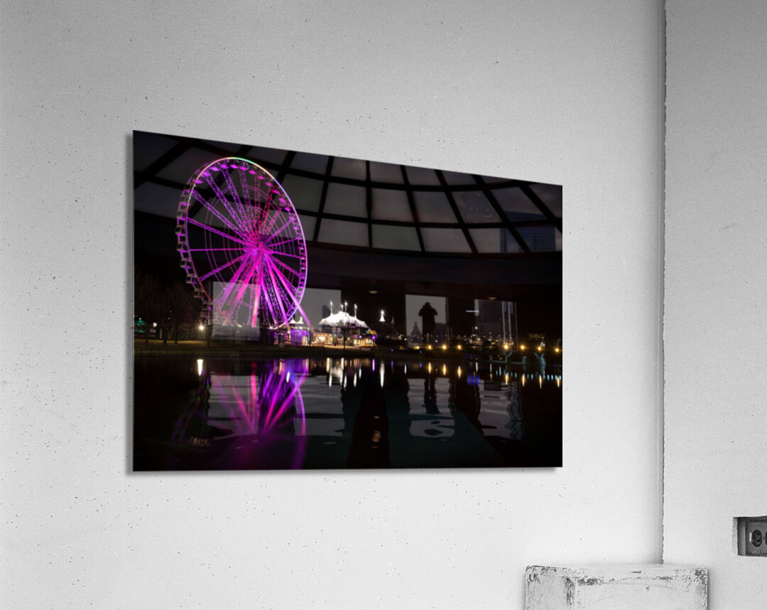 Night Magic at the Old Port – Montreal Acrylic Print