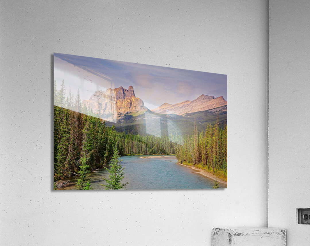 River of the Rockies Acrylic Print