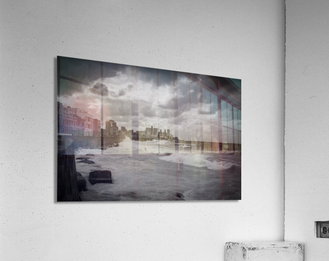 Storm at the Malecon Acrylic Print