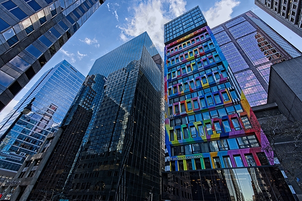 Color in the Concrete Jungle – Montreal Print