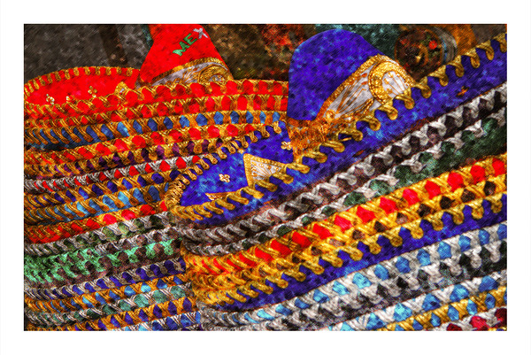 Sombrero Pattern Dance Print