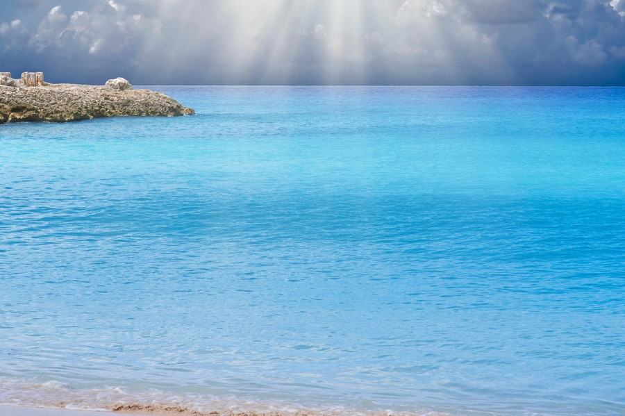 Heaven’s Light on Turquoise Waters  Print