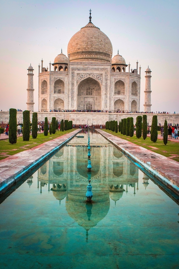 Taj Mahal Reflection  Print