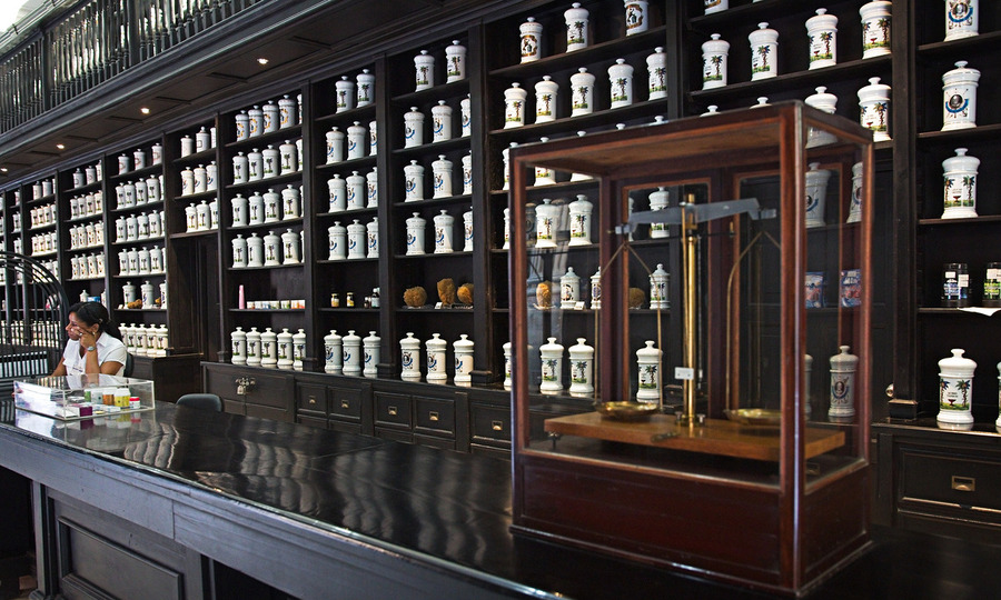 Historic Apothecary Interior  Print