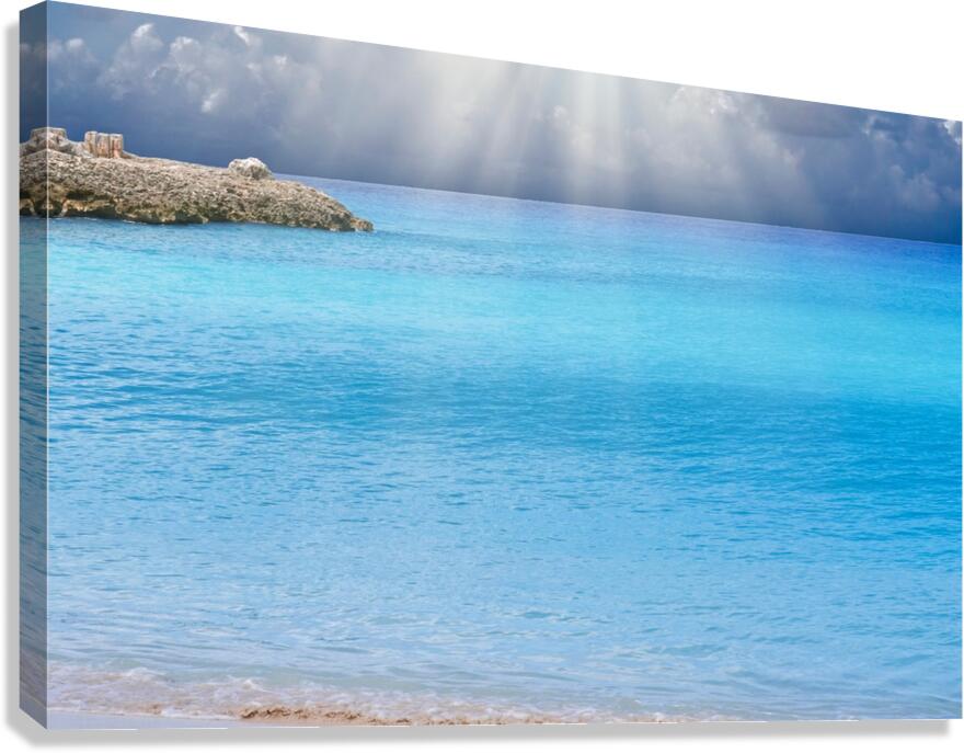 Heaven’s Light on Turquoise Waters Canvas Print