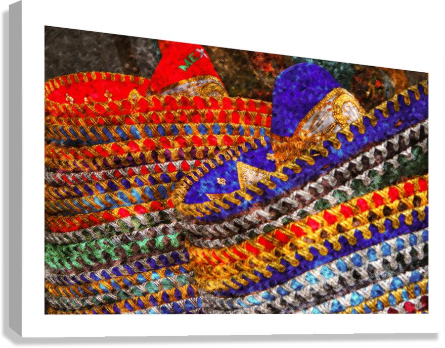 Sombrero Pattern Dance Canvas Print