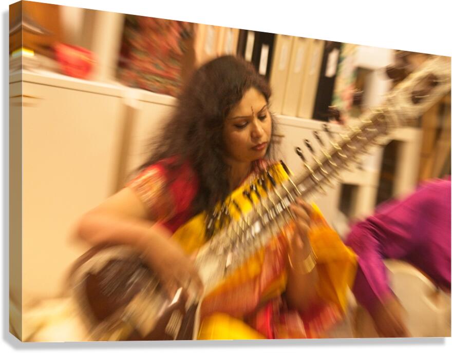 Strings in Motion Canvas Print