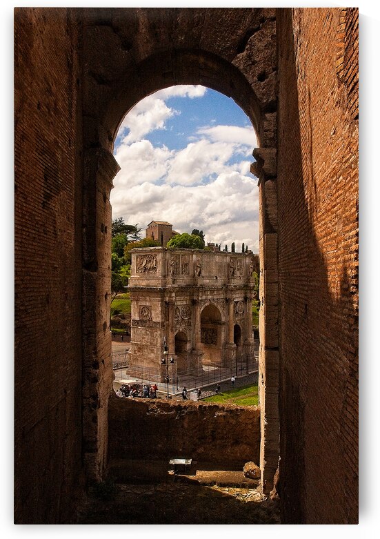Framed Echoes of Ancient Rome by Chirag Pandya