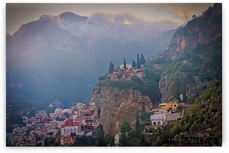Cliffside Dawn Over Amalfi by Chirag Pandya