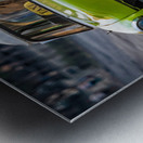 Lime-Green Vintage Taxi Impression metal