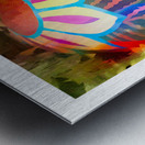 Painted Garden Vase Metal print