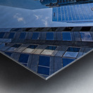 Color in the Concrete Jungle – Montreal Metal print