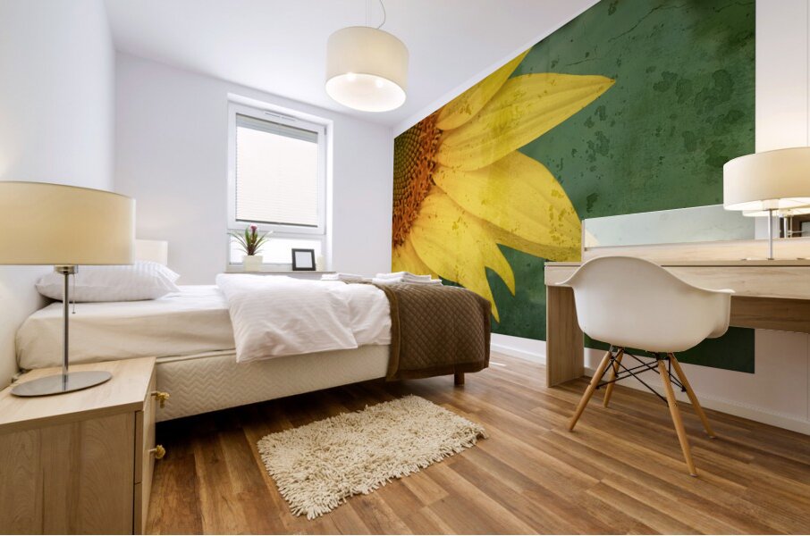 Sunflower Glow Mural print