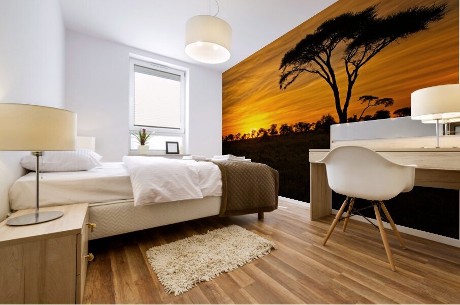 Savanna Gold Mural print