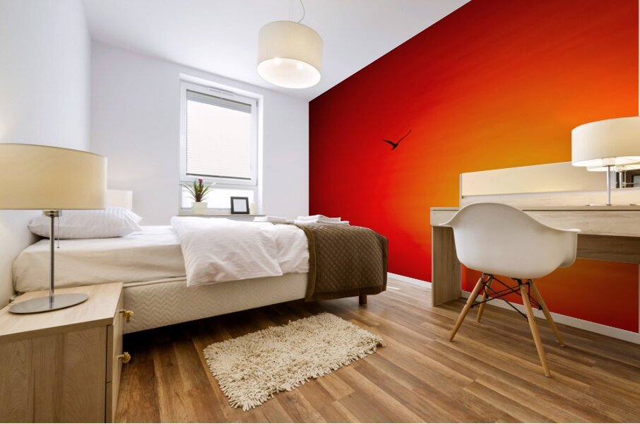 Flight Into the Fire Sky Impression murale