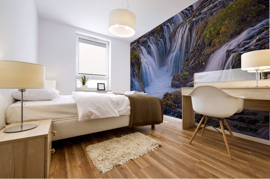 The Dance of Bruarfoss Impression murale