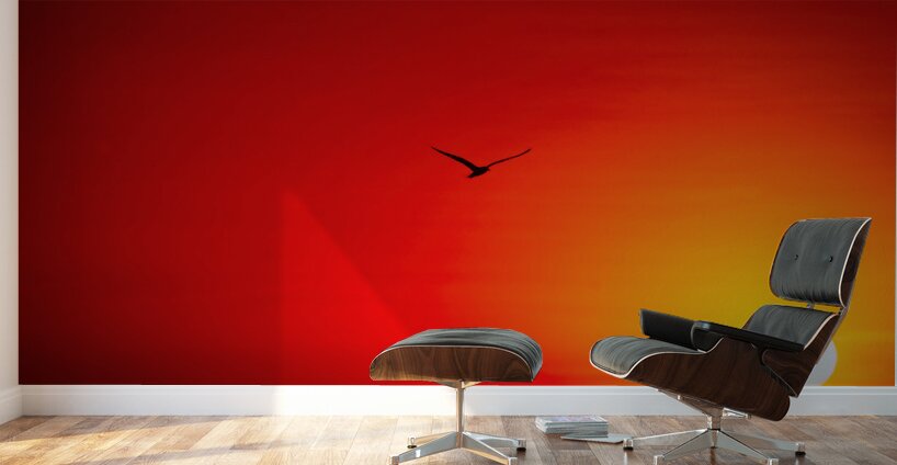 Flight Into the Fire Sky Wall Murals