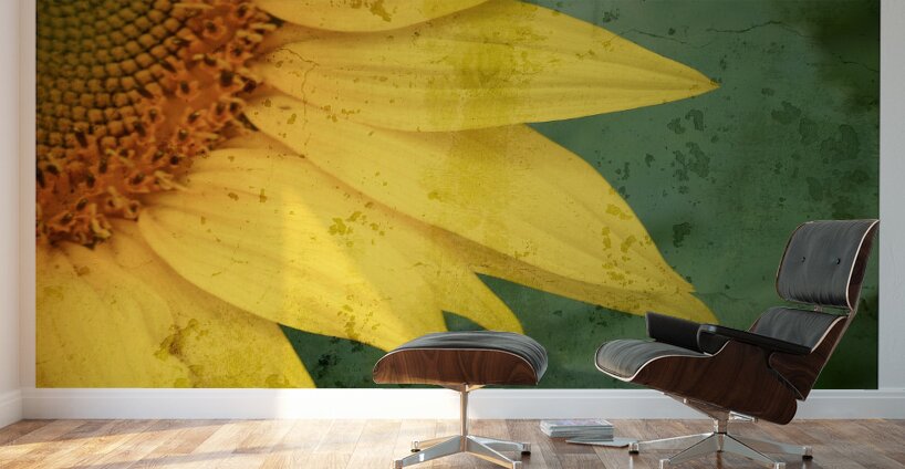 Sunflower Glow Wall Murals