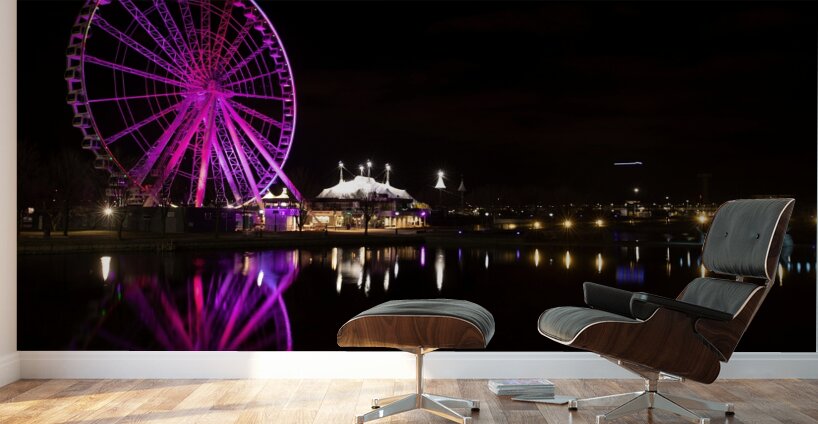 Night Magic at the Old Port – Montreal Wall Murals