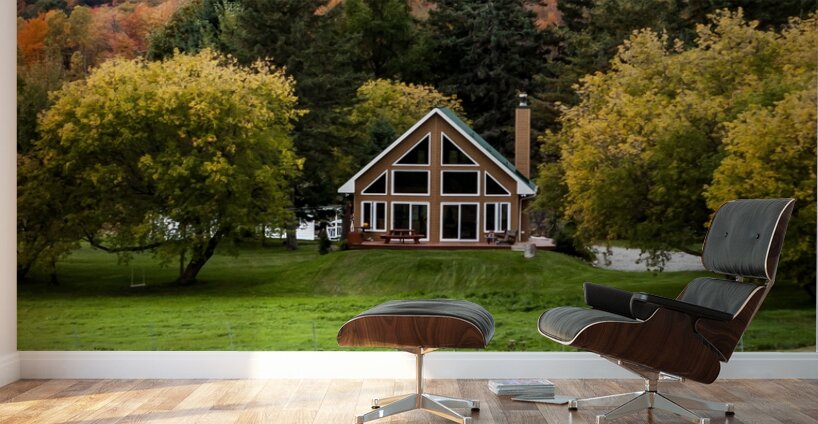 Autumn Cabin Escape Wall Murals