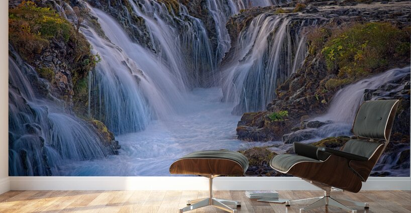 The Dance of Bruarfoss Wall Murals