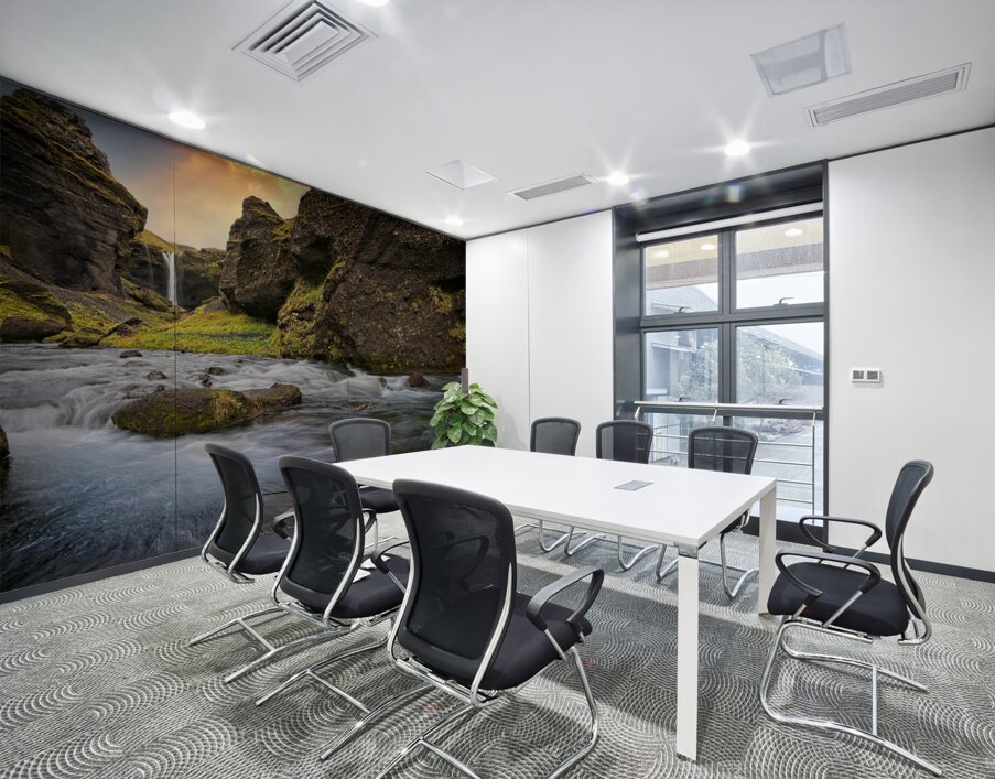 Valley of Water and Light Wall Printing