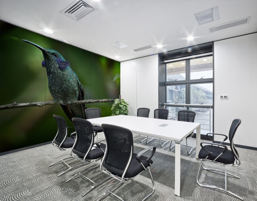 Emerald Whisper Wall Printing