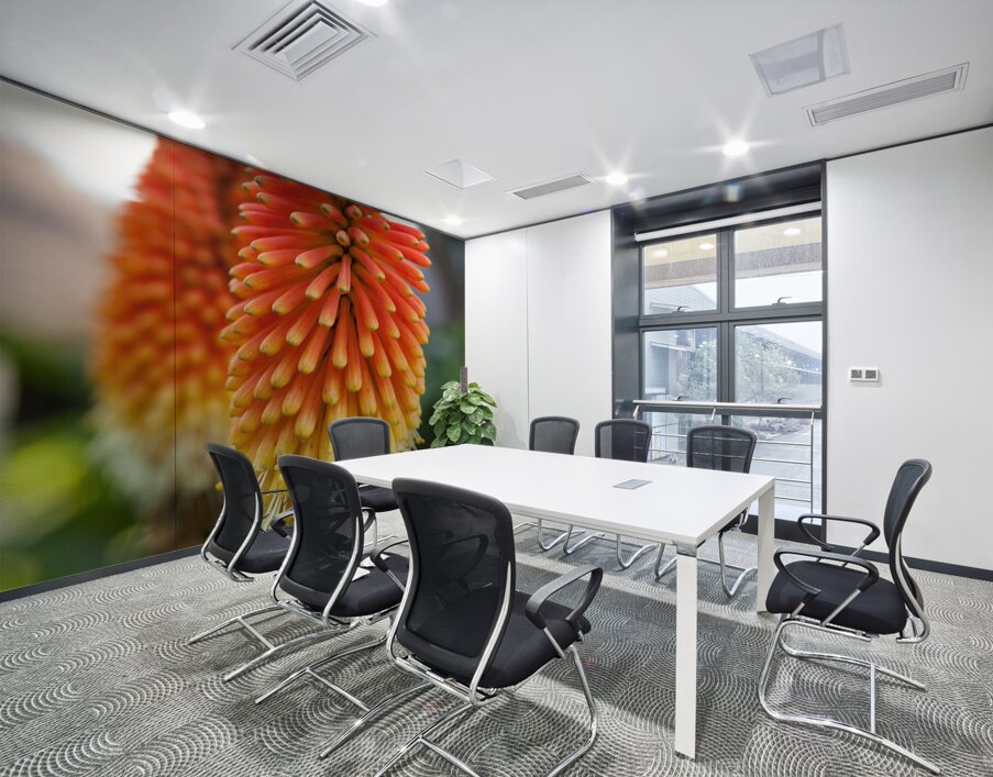 Fire Dance Bloom Wall Printing