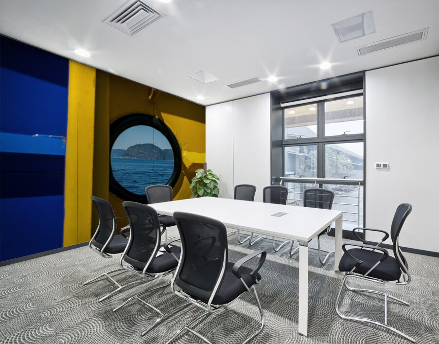 Window to the Sea Wall Printing