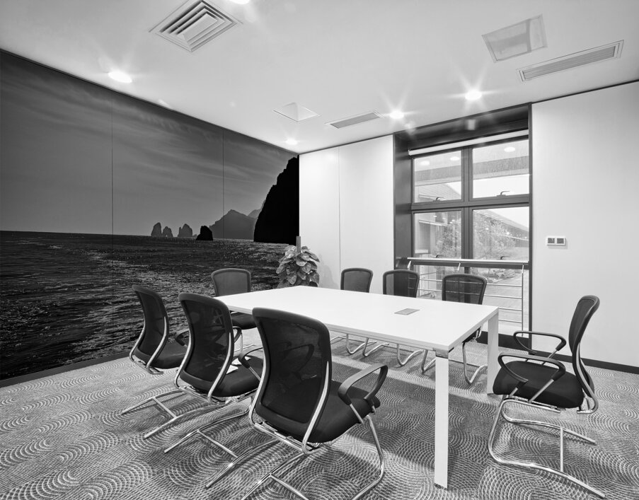 Shimmering Coastline Wall Printing