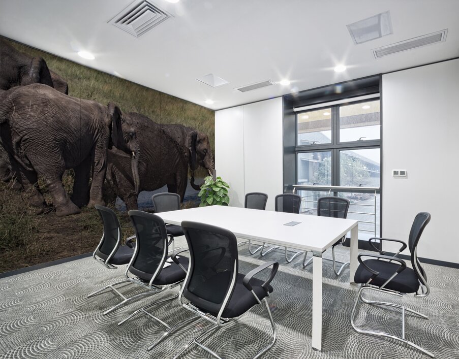 Mud Bath Joy Wall Printing