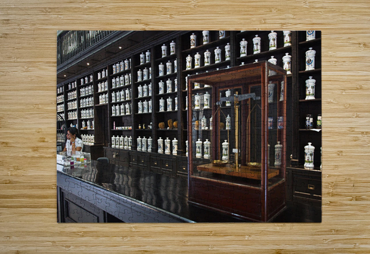 Historic Apothecary Interior Chirag Pandya Puzzle printing