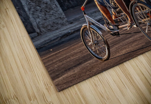 Bicycle Taxi at Golden Hour Chirag Pandya puzzle