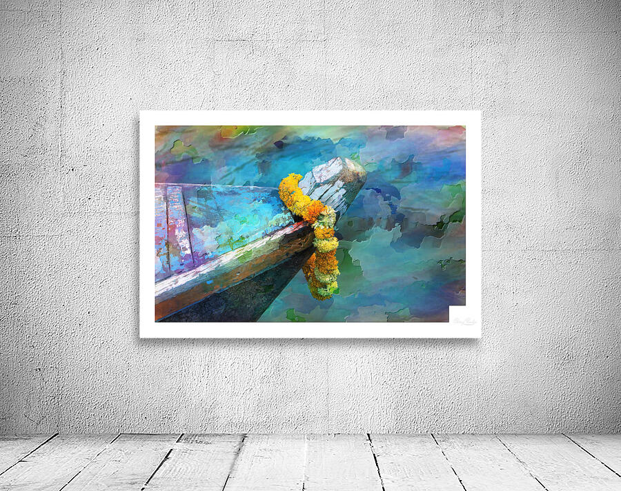 Painted Bow on Water Wall Preview