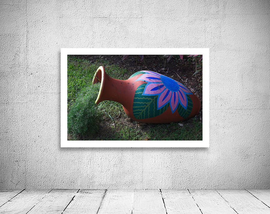 Painted Garden Pot Wall Preview