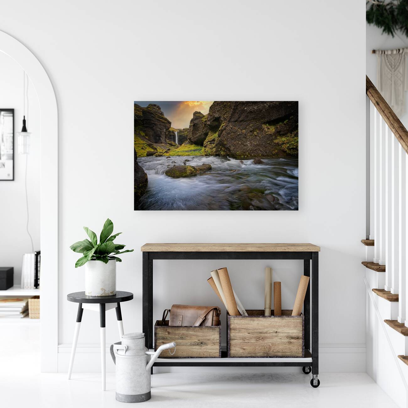 Valley of Water and Light Reproduction