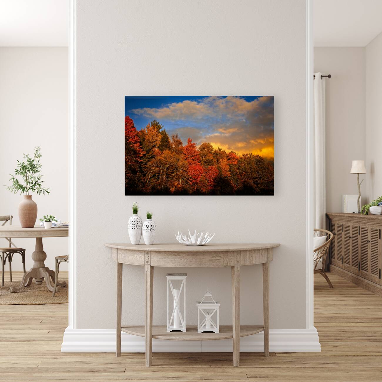 Golden Hour in the Treetops Reproduction