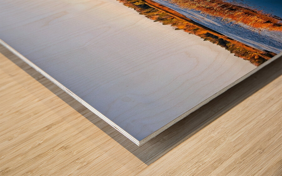 Autumn Reflections Wood print
